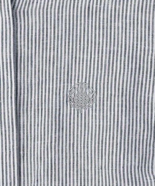 SCAPA Lサイズ / スキャパエルサイズ シャツ・ブラウス | リノストライプスタンドカラーブラウス | 詳細11