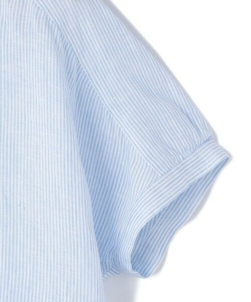 SCAPA Lサイズ / スキャパエルサイズ シャツ・ブラウス | リノストライプフリルカラーブラウス | 詳細2