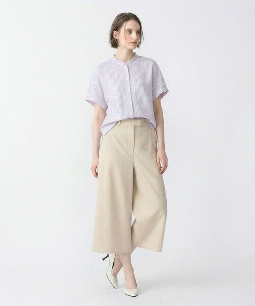 SCAPA Lサイズ / スキャパエルサイズ シャツ・ブラウス | リノストライプフリルカラーブラウス | 詳細8