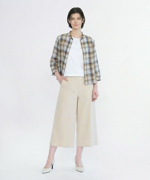 SCAPA Lサイズ / スキャパエルサイズ シャツ・ブラウス | リノマドラススタンドカラーブラウス | 詳細1