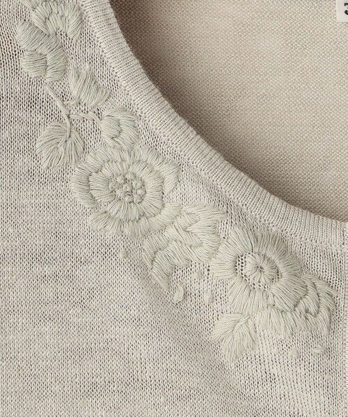 SCAPA Lサイズ / スキャパエルサイズ ニット・セーター | エンブロイダリーニットカーディガン | 詳細8