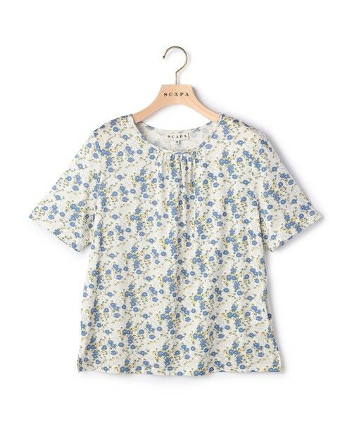 SCAPA Lサイズ / スキャパエルサイズ カットソー | Liberty Print ギルドジャージシャーリングカットソー | 詳細3