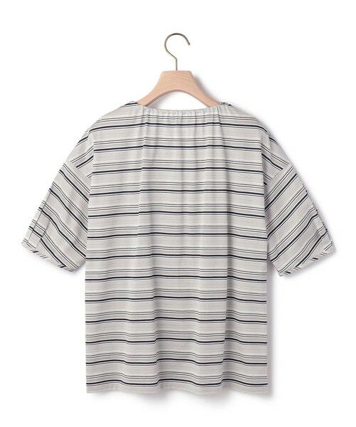 SCAPA Lサイズ / スキャパエルサイズ カットソー | ラメボーダーパフスリーフカットソー | 詳細2