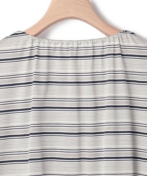 SCAPA Lサイズ / スキャパエルサイズ カットソー | ラメボーダーパフスリーフカットソー | 詳細4