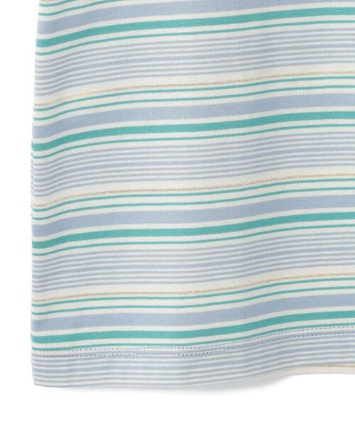 SCAPA Lサイズ / スキャパエルサイズ カットソー | ラメボーダーフレンチスリーブカットソー | 詳細8