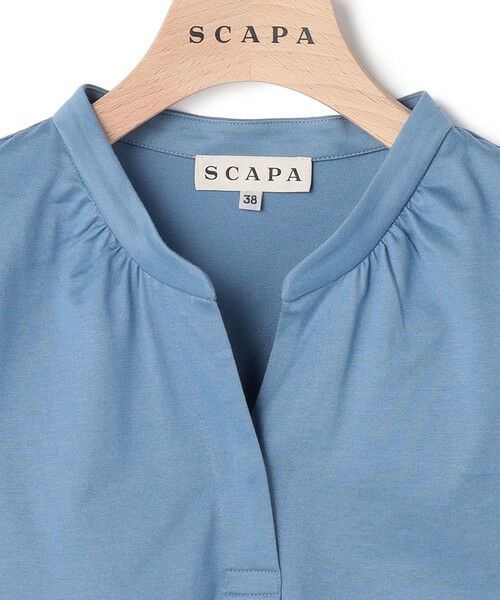 SCAPA Lサイズ / スキャパエルサイズ カットソー | ソフトシルケット衿付きカットソー | 詳細1