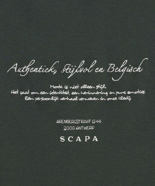 SCAPA Lサイズ / スキャパエルサイズ カットソー | エンブロスムースメッセージカットソー | 詳細7