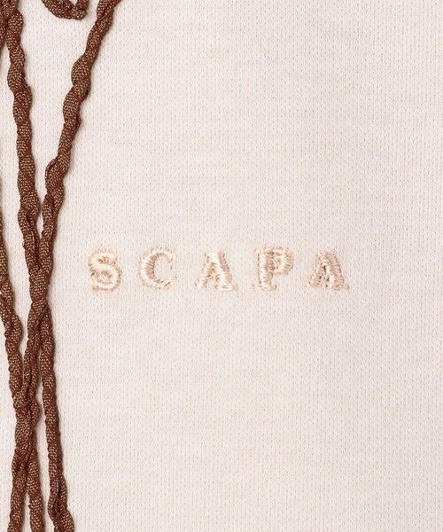 SCAPA Lサイズ / スキャパエルサイズ カットソー | エンブロスムースフラワーカットソー | 詳細10