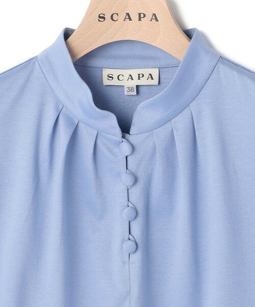 SCAPA Lサイズ / スキャパエルサイズ カットソー | 【ＷＥＢ先行販売】 スムースレイ衿付きカットソー | 詳細1