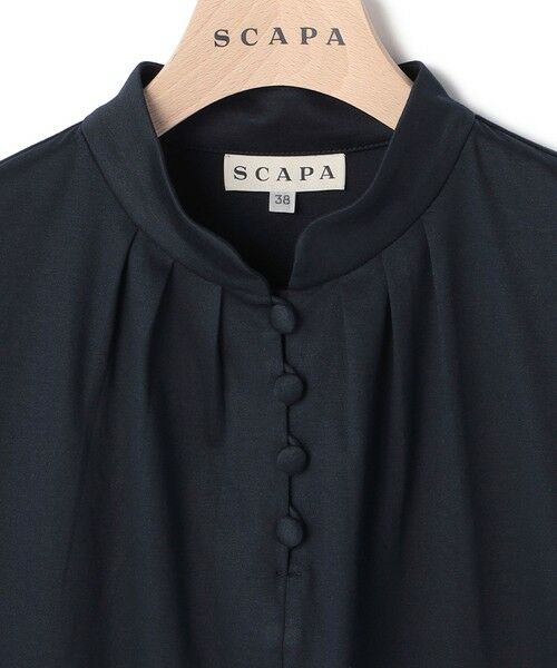 SCAPA Lサイズ / スキャパエルサイズ カットソー | 【ＷＥＢ先行販売】 スムースレイ衿付きカットソー | 詳細3