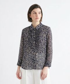 SCAPA Lサイズ / スキャパエルサイズ シャツ・ブラウス | ブルジョンフルールフリルブラウス