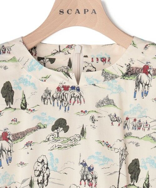 SCAPA Lサイズ / スキャパエルサイズ ドレス | Liberty Printポロチームワンピース | 詳細4