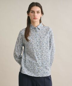 SCAPA Lサイズ / スキャパエルサイズ シャツ・ブラウス | ブルームプリントシャツカラーブラウス