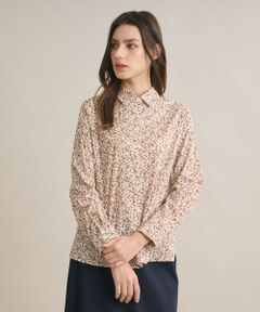SCAPA Lサイズ / スキャパエルサイズ シャツ・ブラウス | ブルームプリントシャツカラーブラウス