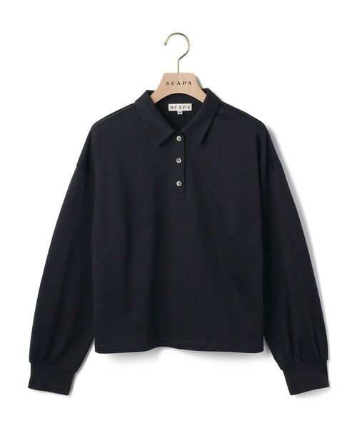 SCAPA Lサイズ / スキャパエルサイズ カットソー | コンパクトジャージ衿付きカットソー | 詳細3