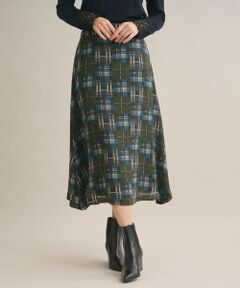 SCAPA Lサイズ / スキャパエルサイズ ミニ・ひざ丈スカート | ランダムチェックスカート