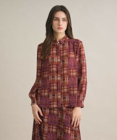 SCAPA Lサイズ / スキャパエルサイズ シャツ・ブラウス | ランダムチェックブラウス