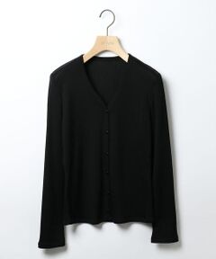 SCAPA / スキャパ カットソー | トリアセリブカットソーカーディガン