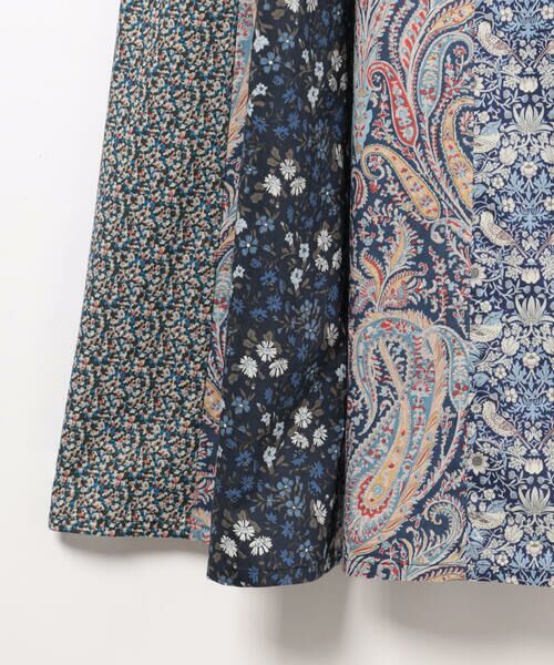 Web限定 リバティプリントパッチワークワンピース ドレス Scapa スキャパ ファッション通販 タカシマヤファッションスクエア