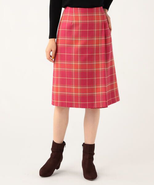 SCAPA / スキャパ ミニ・ひざ丈スカート | ブライトタータンスカート | 詳細9