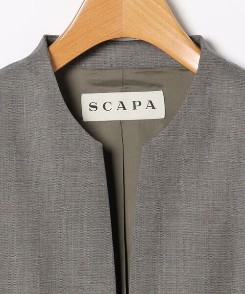 SCAPA / スキャパ テーラードジャケット | レッジャーニシルキーオックスジャケット | 詳細5