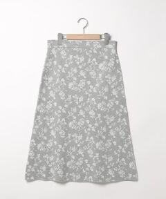 SCAPA / スキャパ ミニ・ひざ丈スカート | ジャガードニットスカート