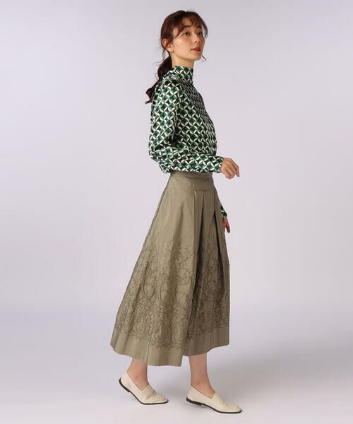 SCAPA / スキャパ シャツ・ブラウス | ジオメトリックビンダブラウス | 詳細1