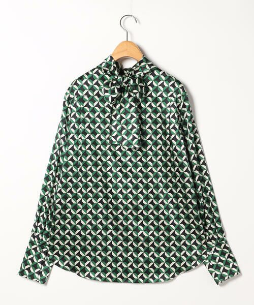 SCAPA / スキャパ シャツ・ブラウス | ジオメトリックビンダブラウス | 詳細3