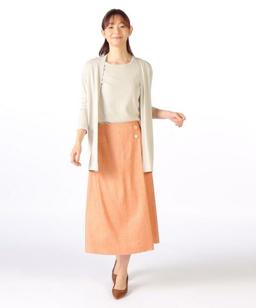 SCAPA / スキャパ ミニ・ひざ丈スカート | パシートストレッチスカート | 詳細4