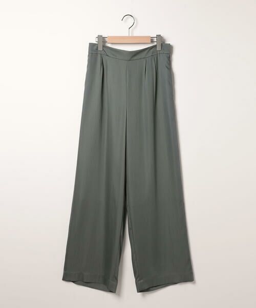 SCAPA/スキャパ シルキーサテンパンツ グリーン 38 SCAPA/スキャパ シルキーサテンパンツ グリーン 38