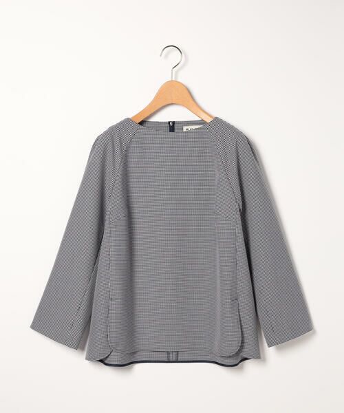 SCAPA / スキャパ シャツ・ブラウス | リオギンガムブラウス（ネイビー）