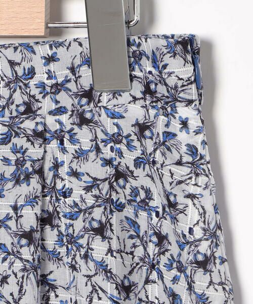 SCAPA / スキャパ ミニ・ひざ丈スカート | フラワーエンブロイダリースカート | 詳細3