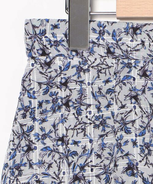 SCAPA / スキャパ ミニ・ひざ丈スカート | フラワーエンブロイダリースカート | 詳細4