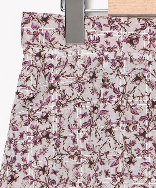 SCAPA / スキャパ ミニ・ひざ丈スカート | フラワーエンブロイダリースカート | 詳細6