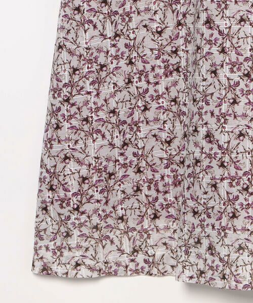 SCAPA / スキャパ ミニ・ひざ丈スカート | フラワーエンブロイダリースカート | 詳細7