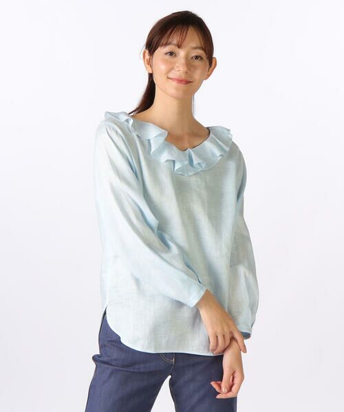 SCAPA / スキャパ シャツ・ブラウス | ウォッシュリネンブラウス | 詳細8