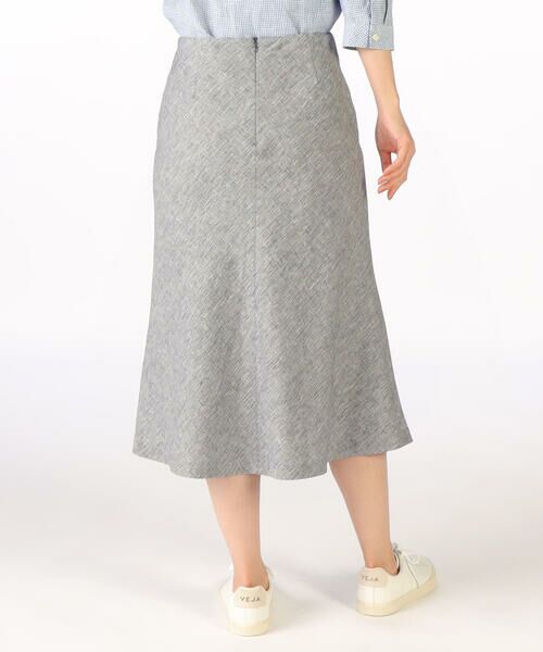 SCAPA / スキャパ ミニ・ひざ丈スカート | リネンチドリスカート | 詳細2