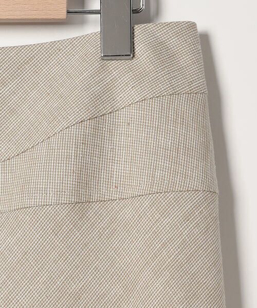 SCAPA / スキャパ ミニ・ひざ丈スカート | リネンチドリスカート | 詳細12