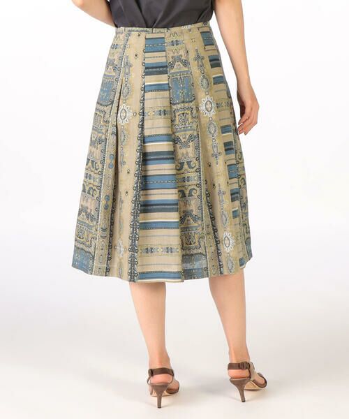 SCAPA / スキャパ ミニ・ひざ丈スカート | リネンサラサプリントスカート | 詳細2