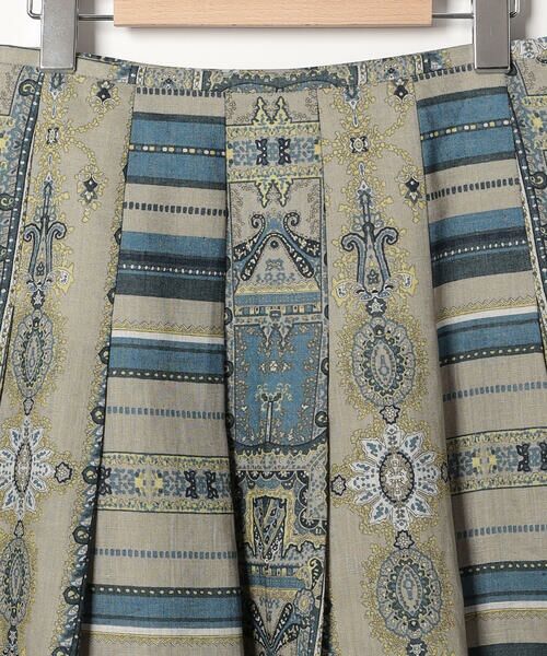 SCAPA / スキャパ ミニ・ひざ丈スカート | リネンサラサプリントスカート | 詳細6