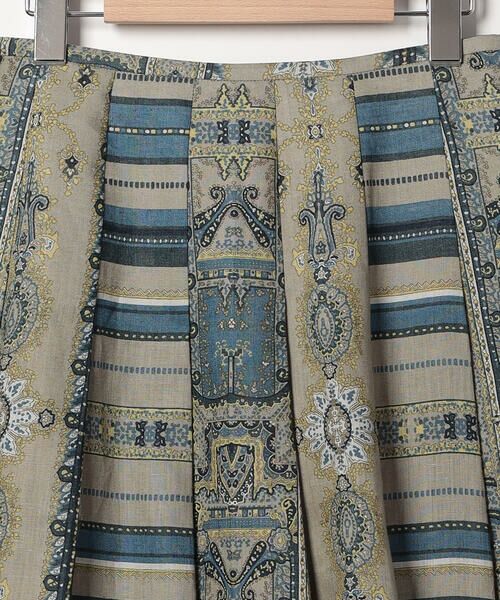 SCAPA / スキャパ ミニ・ひざ丈スカート | リネンサラサプリントスカート | 詳細7