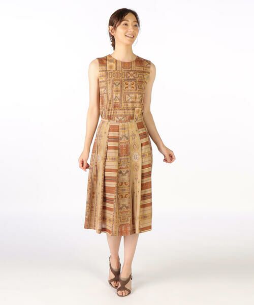 SCAPA / スキャパ ミニ・ひざ丈スカート | リネンサラサプリントスカート | 詳細12