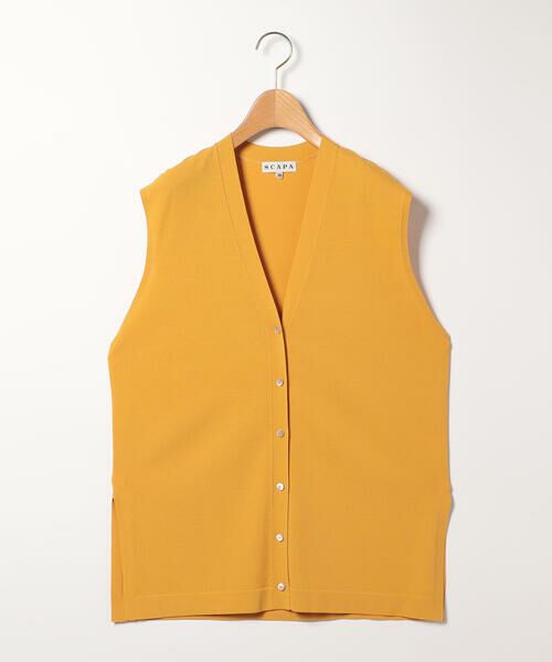 SCAPA / スキャパ ニット・セーター | ストレッチテンジクニット（イエロー）