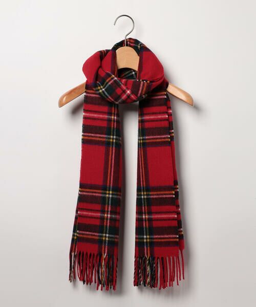 特別送料無料！】 misha&puff Patchwork Scarf Red マフラー