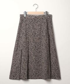 SCAPA / スキャパ ミニ・ひざ丈スカート | スモールリーフプリントスカート