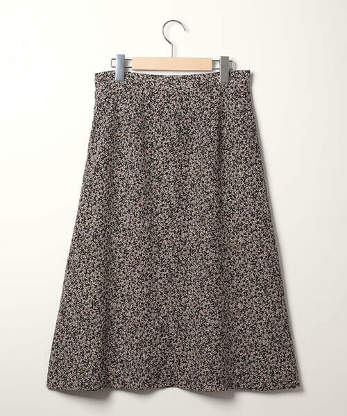 SCAPA / スキャパ ミニ・ひざ丈スカート | スモールリーフプリントスカート | 詳細8