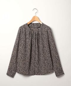 SCAPA / スキャパ シャツ・ブラウス | スモールリーフプリントブラウス