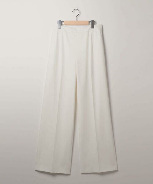 SCAPA / スキャパ その他パンツ | リオストレッチワイドパンツ（ホワイト）
