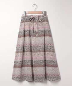 SCAPA / スキャパ ミニ・ひざ丈スカート | サラサボーダースカート