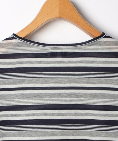 SCAPA / スキャパ カットソー | トリニティボーダー五分袖カットソー | 詳細3